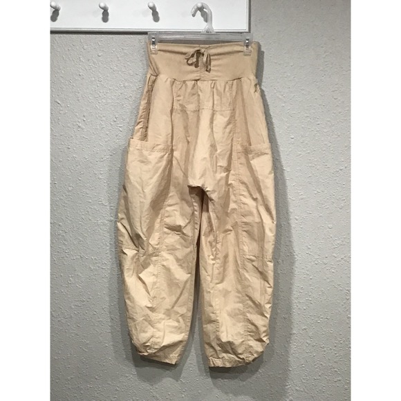 Free People Movement Cliff Hanger Harem Pants Latte XS Activewear Athleisure - Picture 2 of 8